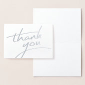 Dank u echte Folie script stijl 7 Folie Kaarten (Display)