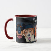 Dank u - een hondenbijeenkomst mok (Links)