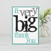 Dank u een zeer grote waardering van de Werknemers Bedankkaart (Staand voorkant)