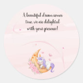 Dank u eenhoorn sticker (Voorkant)