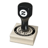 Dank u eenvoudige website Business Logo Rubberstempel (Stempel)