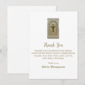 Dank u eerste mededeling (Voorkant / Achterkant)