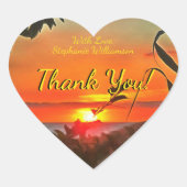 Dank u El Rio Pitillal 2009 Hart Sticker (Voorkant)