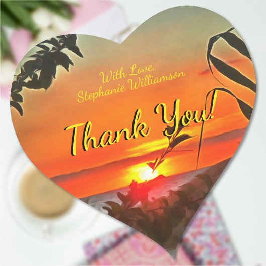 Dank u El Rio Pitillal 2009 Hart Sticker