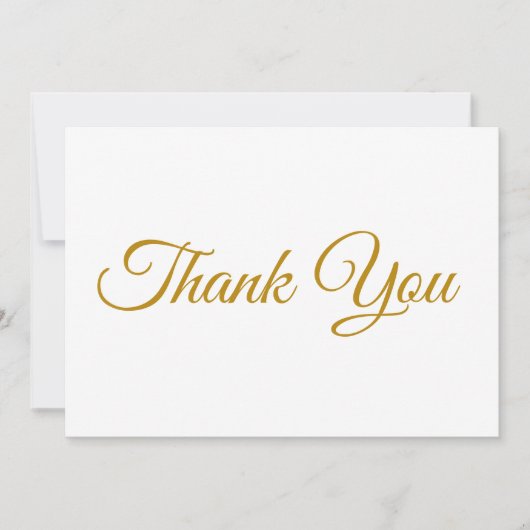 Dank u elegant manuscript donkerbruine notitiekaar (Voorkant)