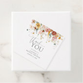 Dank u Elegant Waterverf Flowers Vrijgezellenfeest Bedankjes Labels (In situ)