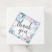 Dank u Elegante Waterverf Bloemenboerderij Bedankjes Labels (In situ)
