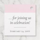 Dank u Elegante Waterverf Bloemenboerderij Bedankjes Labels (Achterkant)