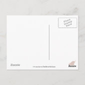 Dank u Elephant Cartoon Briefkaart (Achterkant)