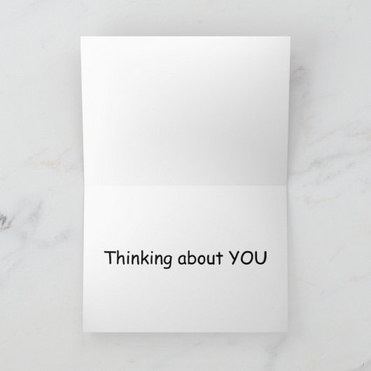 ***DANK U**** ERKENNING BEDANKKAART (Binnen)