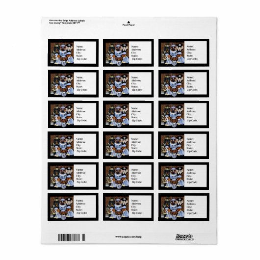 DANK U ETIKET (Full Sheet)