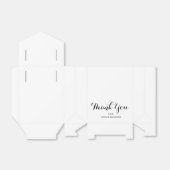 Dank u Favor Box - Bruiloft Favor Box Bedankdoosjes (Uitgevouwen)