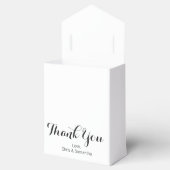 Dank u Favor Box - Bruiloft Favor Box Bedankdoosjes (Geopend)