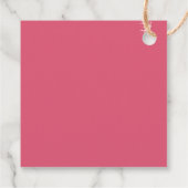 Dank u feest label met leuke baby konijntjes (Achterkant)