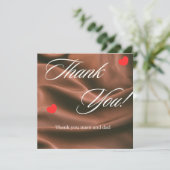 dank u feestdagenkaart (Staand voorkant)