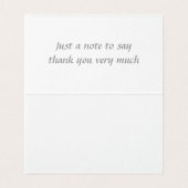 Dank u flamingo kaart (Binnenkant ongevouwen)