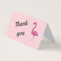 Dank u flamingo kaart