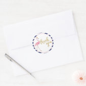Dank u Flamingo Sticker (Envelop)