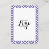 dank u flamingo voor haar elastische juweel visitekaartje (Achterkant)