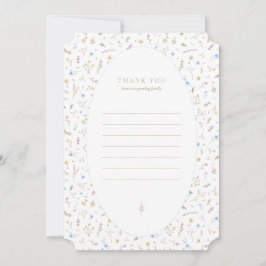 Dank u flat - verhalenboek blauw bedankkaart