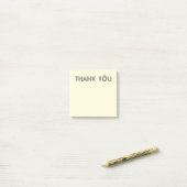 Dank u Floral Post-it® Notes (Op bureau)