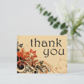 Dank u : Flower Breeze : Briefkaart (Staand voorkant)