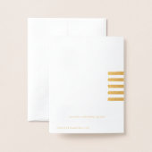 Dank u Folie Kaart (Met envelop)