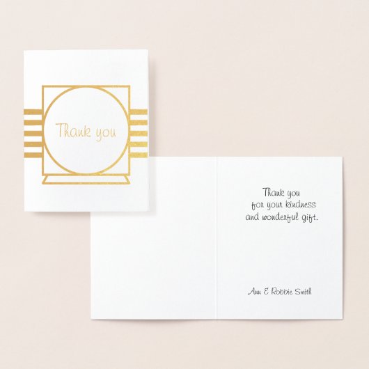 Dank u Folie Kaart (Display)