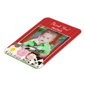 Dank u Foto Boerderij 3x4 inch Premium Magnet Magneet (Linkerzijde)