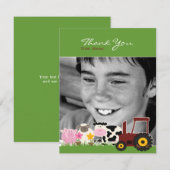 Dank u foto Boerderij Kaart (Voorkant / Achterkant)