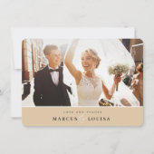 DANK U foto elegante chique amper en beige (Voorkant)