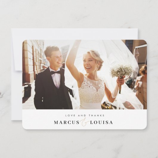 DANK U foto moderne elegante amper en lang (Voorkant)