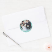 Dank u Foto Sticker (Grungy Floral) (Envelop)