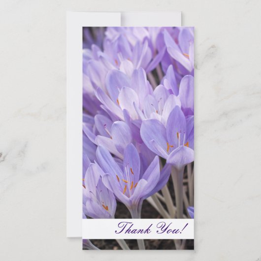 Dank u fotokaart bedankkaart (Voorkant)