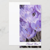 Dank u fotokaart bedankkaart (Voorkant / Achterkant)