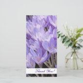 Dank u fotokaart bedankkaart (Staand voorkant)