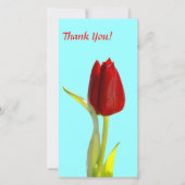 Dank u fotokaart bedankkaart (Voorkant)