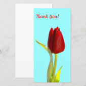 Dank u fotokaart bedankkaart (Voorkant / Achterkant)