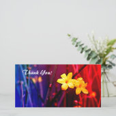 Dank u fotokaart bedankkaart (Staand voorkant)