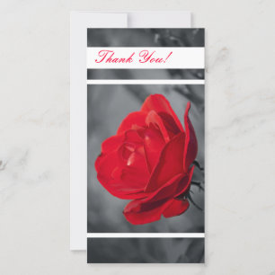 Dank u fotokaart bedankkaart