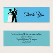 Dank u Fotokaarten voor gunst en gifttassen Mini Visitekaartjes (Voorkant /achterkant)