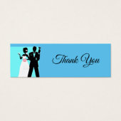 Dank u Fotokaarten voor gunst en gifttassen Mini Visitekaartjes (Voorkant)