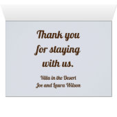 Dank u, geachte gastvrouw, hartelijk dank (Binenzijde Horizontaal (Onderkant))