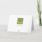 DANK U/GEEL KROEIENDE IMPERIËLE/UNIQUE TULIP KAART (Achterkant)