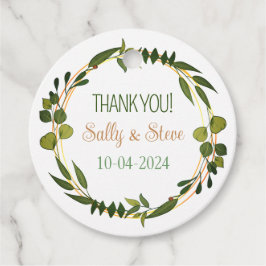 Dank u gepersonaliseerde huwelijksgunst labels