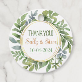 Dank u gepersonaliseerde huwelijksgunst labels