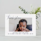 Dank u Gepersonaliseerde Kaart van de Aankondiging (Staand Voorkant)