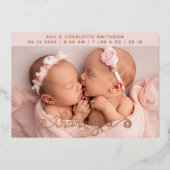 Dank u Gepersonaliseerde Kaart van de Aankondiging (Voorkant)