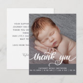 Dank u Gepersonaliseerde Kaart van de Aankondiging (Voorkant / Achterkant)