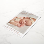 Dank u Gepersonaliseerde Kaart van de Aankondiging (Gedraaid)